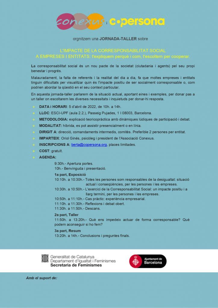 Jornada-taller CS_ ConexusCopersona22